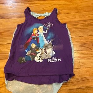 Never worn adorable Disney’s Frozen tank top with a little cape like back